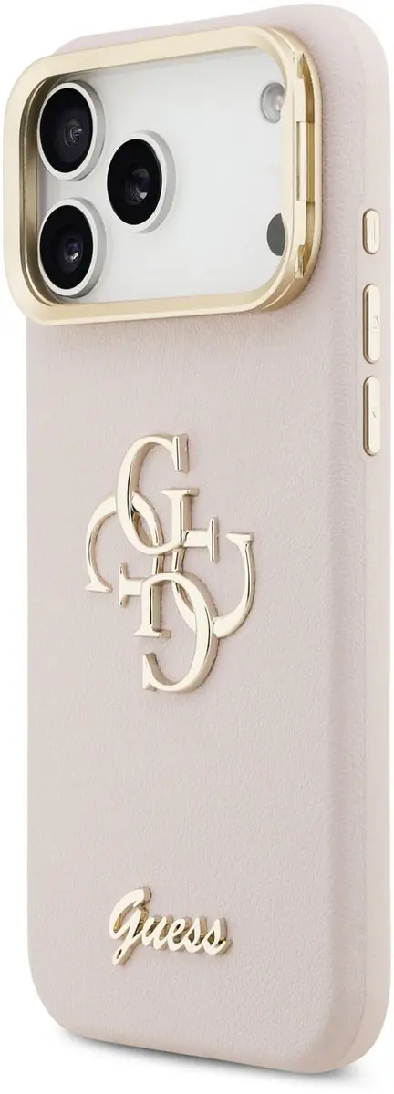Guess 4G Logo iPhone 17 Pro Max Hoesje - Roze - afbeelding 6 van 6