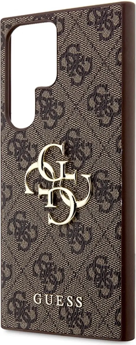 GUESS 4G Metal Back Case - Samsung Galaxy S23 Ultra - Bruin - afbeelding 4 van 6