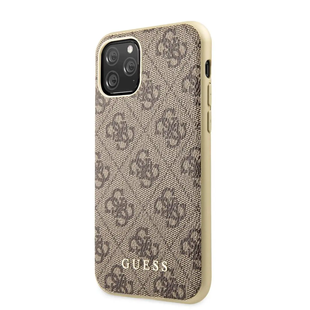 GUESS iPhone 11 Pro Hoesje - Bruin Kunstleer
