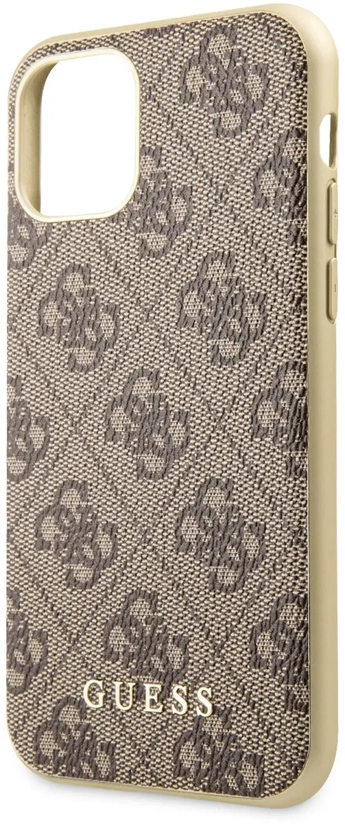 GUESS iPhone 11 Pro Hoesje - Bruin Kunstleer