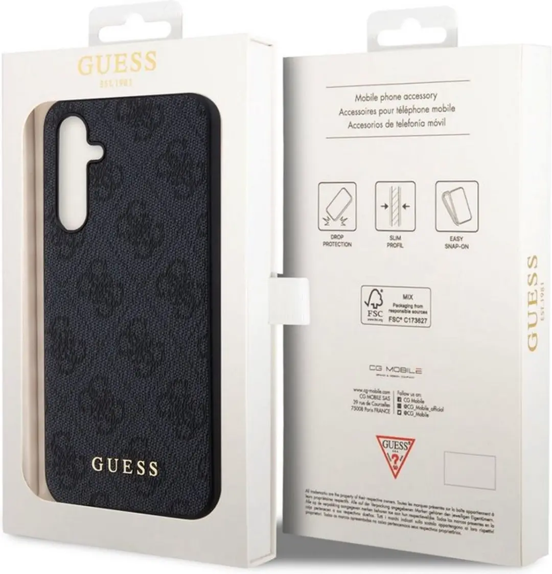 GUESS 4G Back Cover GUHCS23FEG4GFGR - Grijs - afbeelding 6 van 6