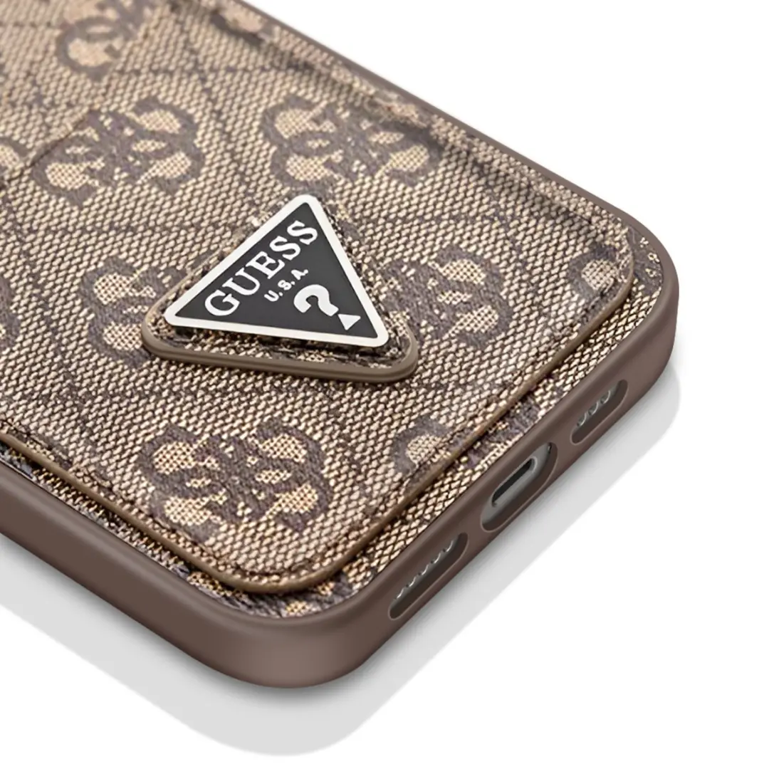 GUESS Hoesje iPhone 14 Pro Max - PU 4G Bruin