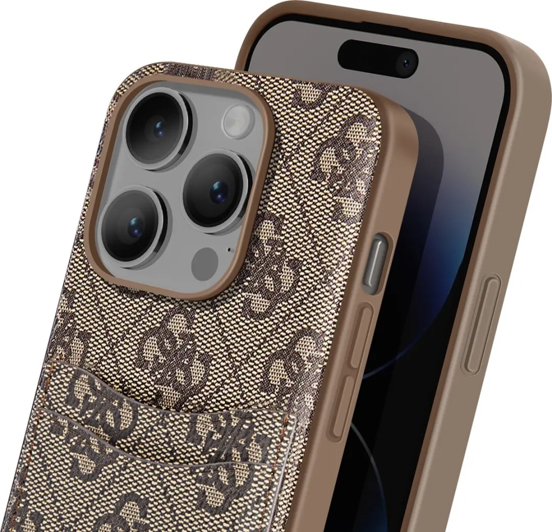 GUESS Hoesje iPhone 14 Pro Max - PU 4G Bruin