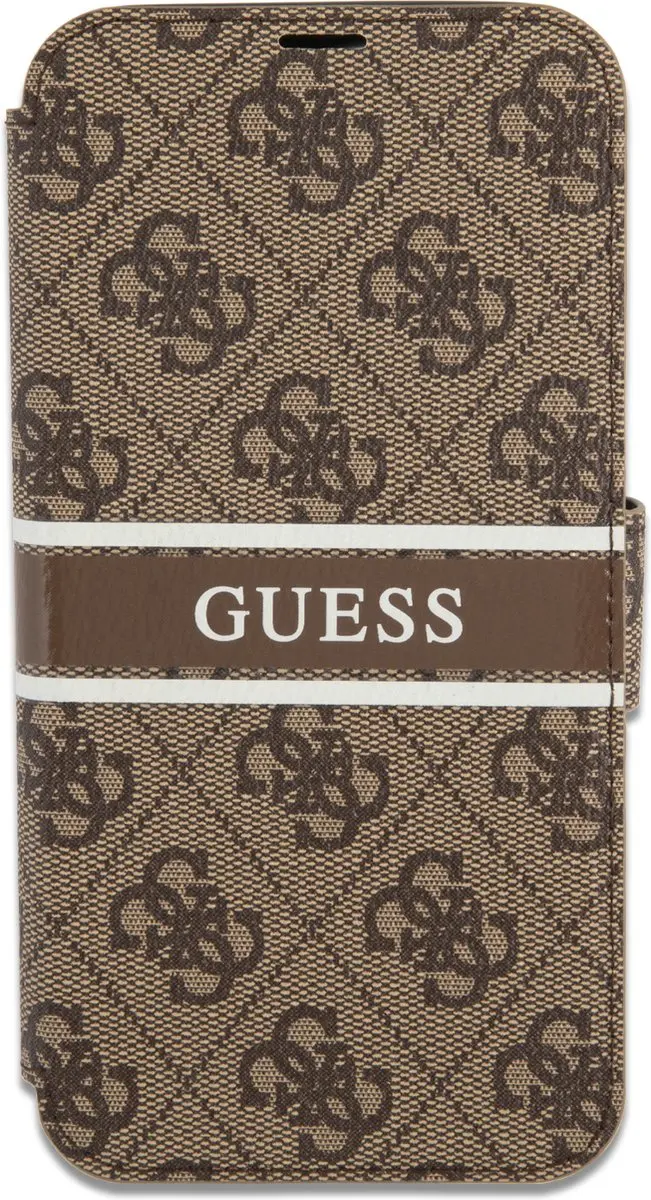 GUESS iPhone 13 Pro Hoesje 7661 - Bruin - 3 Pasjes