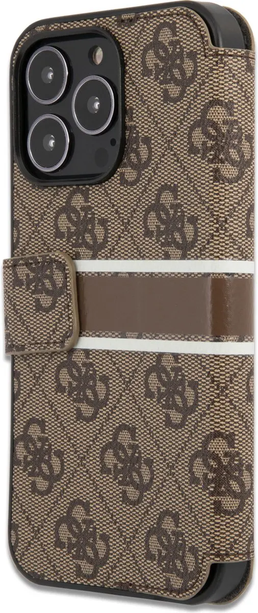 GUESS iPhone 13 Pro Hoesje 7661 - Bruin - 3 Pasjes - afbeelding 6 van 6