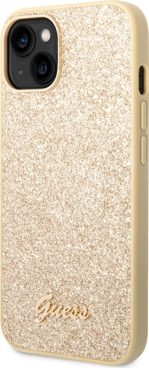 Guess iPhone 14 Plus Hoesje - Goud - MagSafe