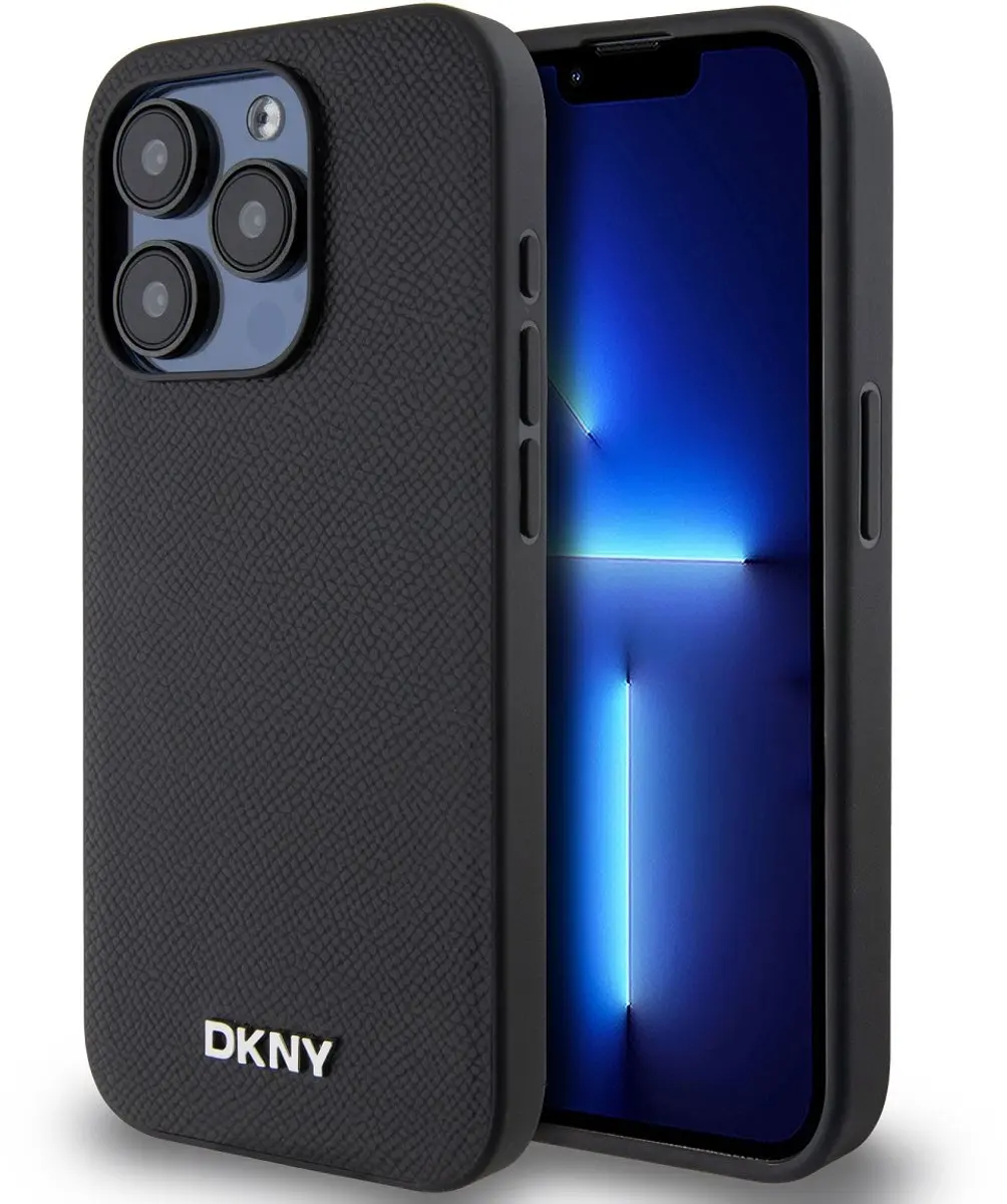 DKNY Hoesje iPhone 15 Pro Max MagSafe - Zwart DKHMP15XPGHLMK