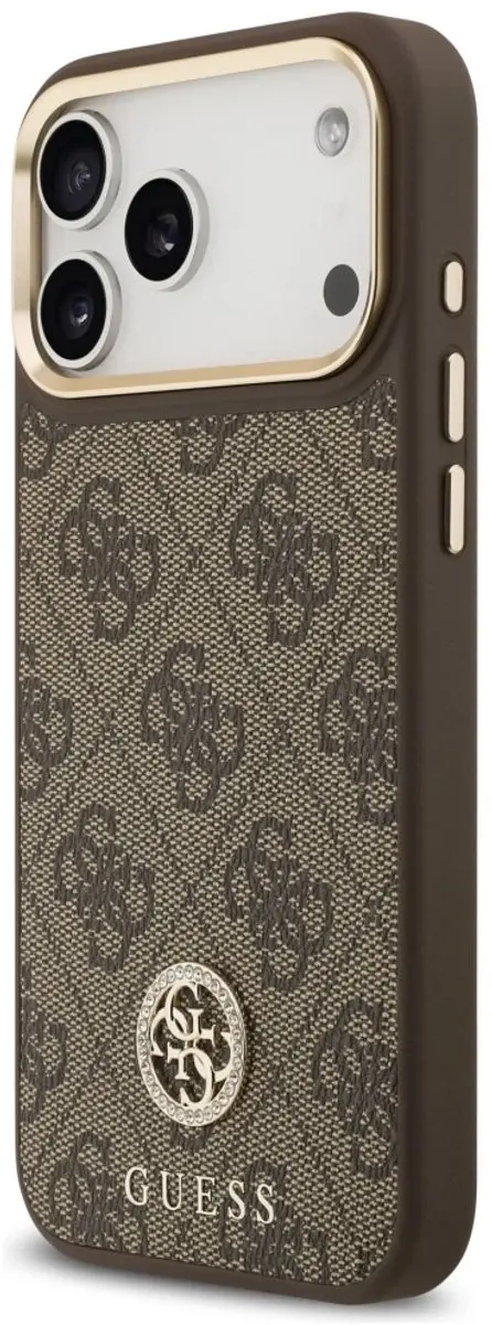GUESS Case 4G Strass Logo iPhone 17 Pro Max MagSafe - Zwart - afbeelding 6 van 6