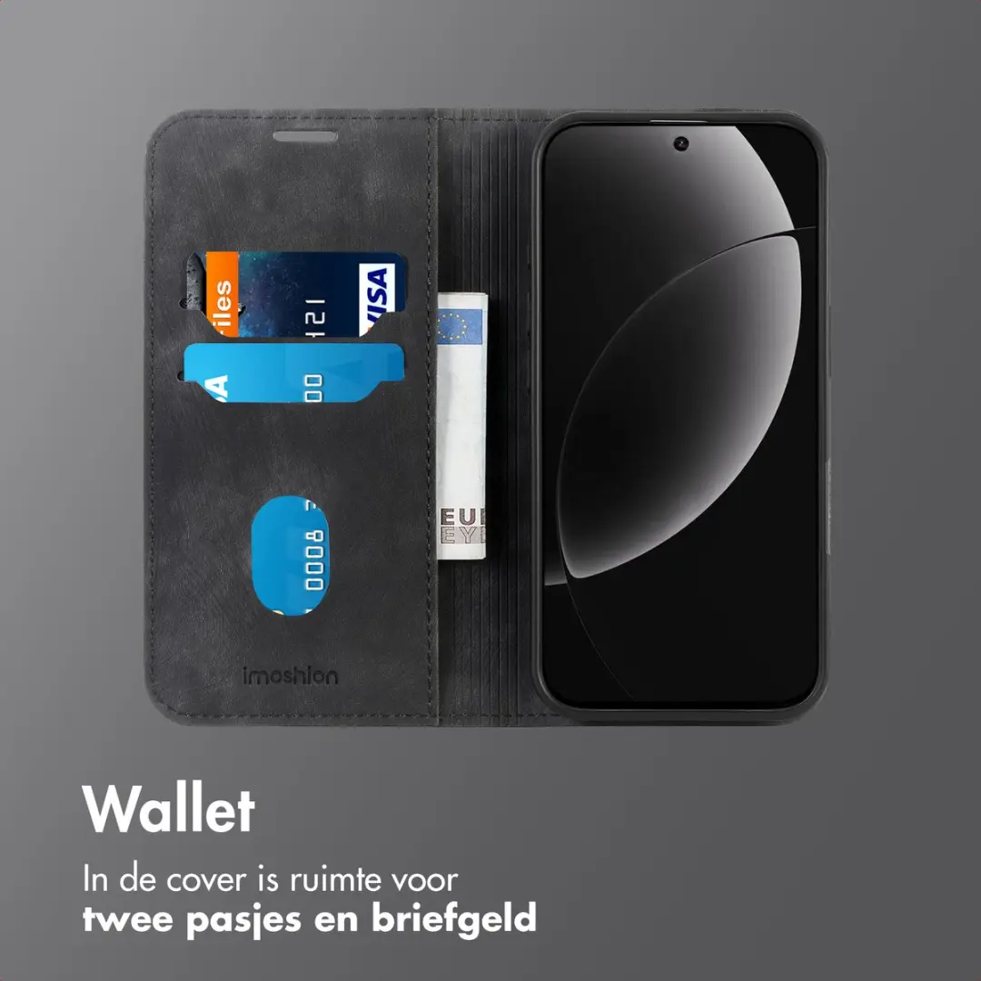 Imoshion Realme GT 8 Pro Hoesje - 2 Pasjes - Zwart