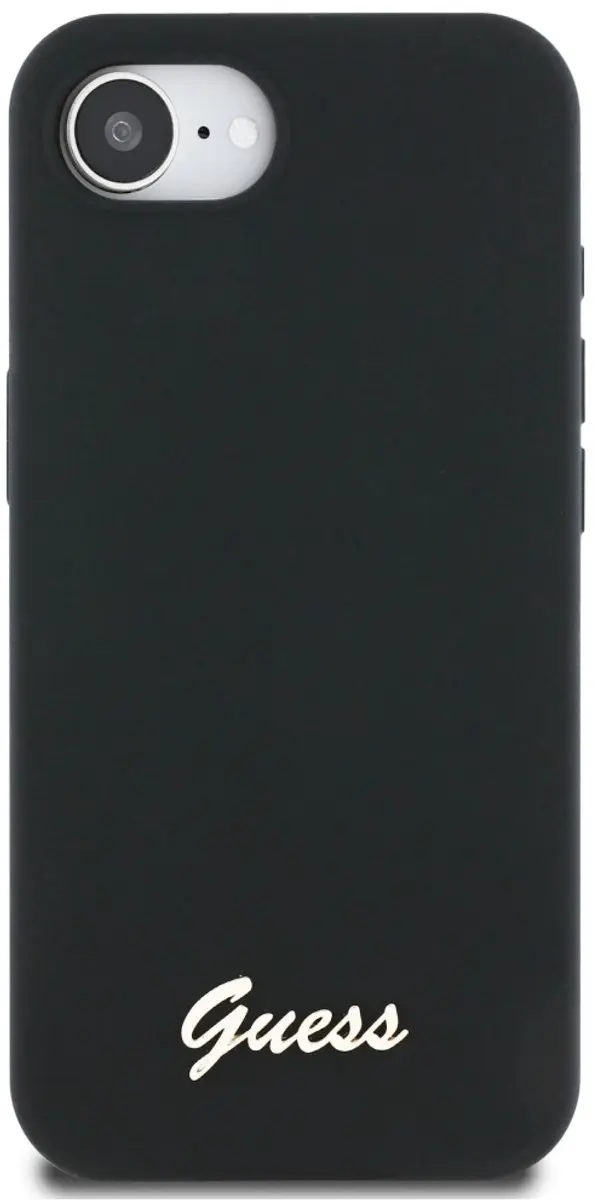 GUESS MagSafe Hoesje iPhone 16e - Zwart - GUHMPSE4SMBSLK
