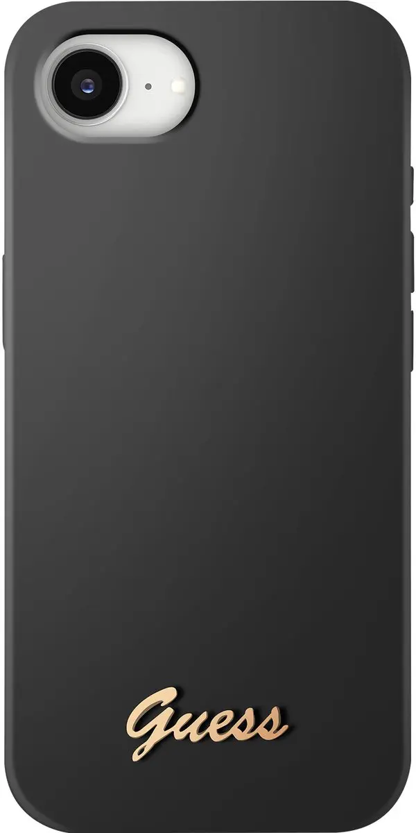GUESS MagSafe Hoesje iPhone 16e - Zwart - GUHMPSE4SMBSLK
