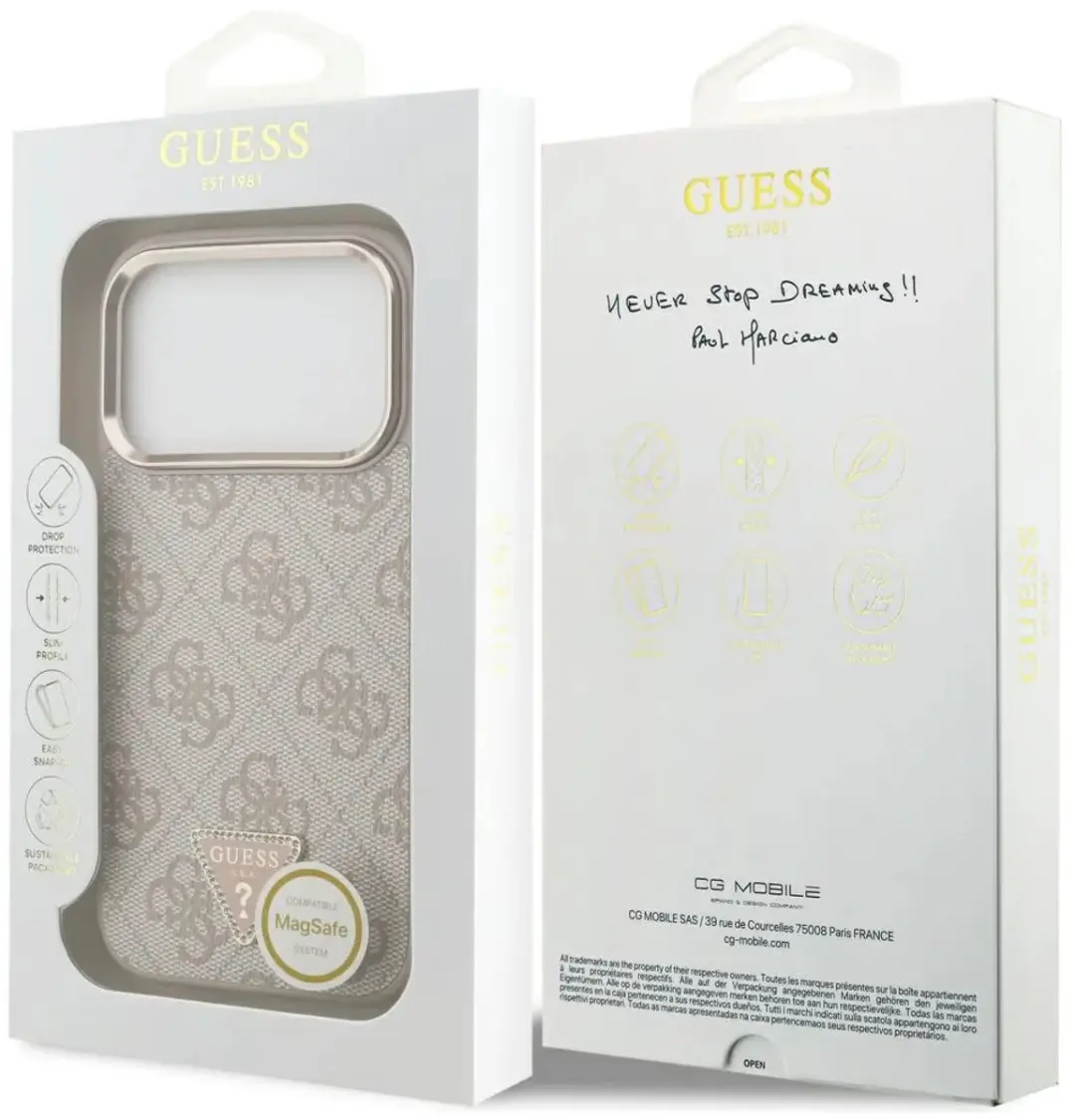 Guess iPhone 17 Pro MagSafe Hoesje - Roze