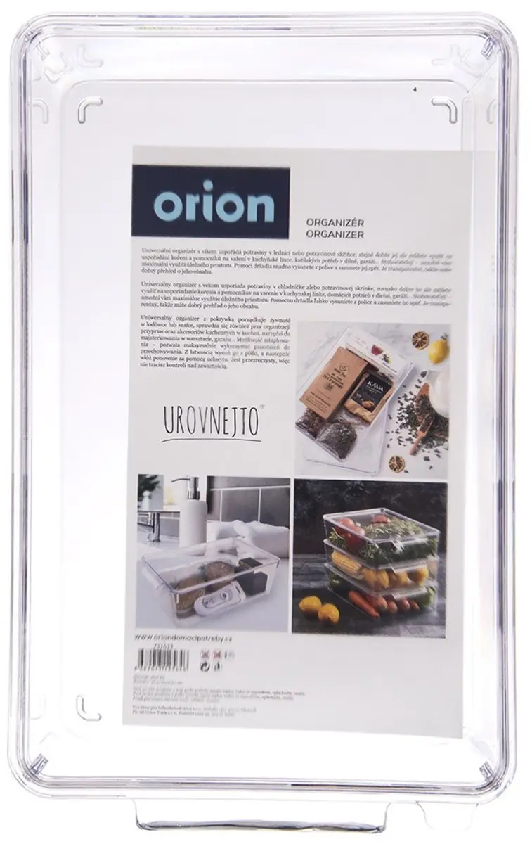 Orion Urovnejto Koelkastorganizer 32,5x20x7,5cm - Transparant