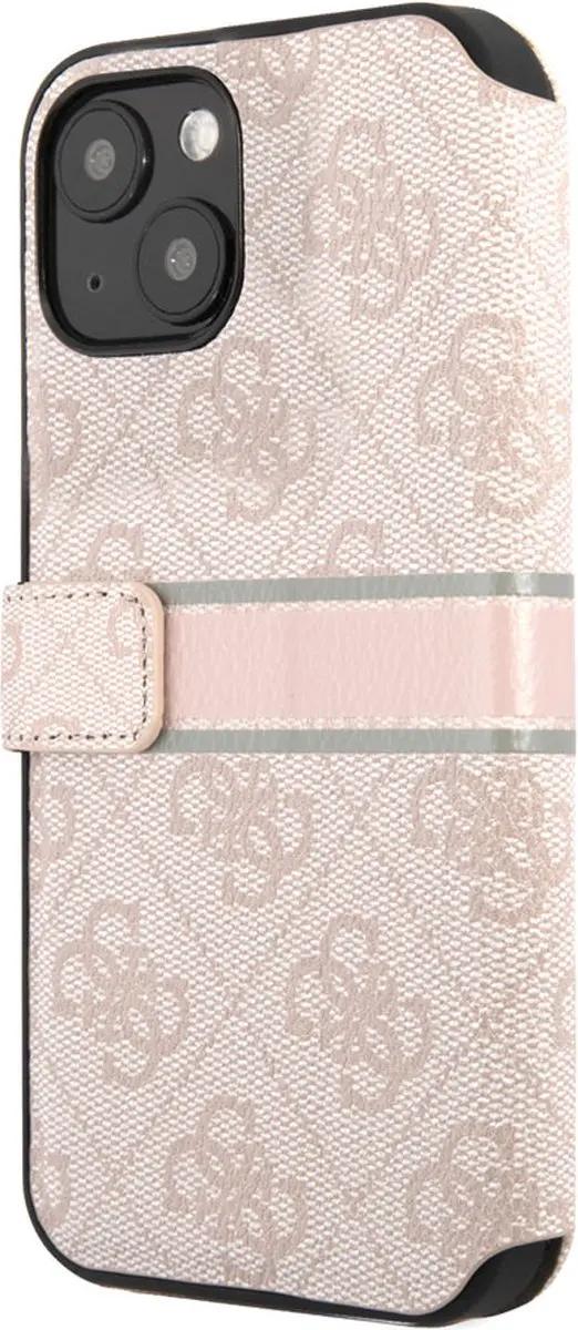 GUESS iPhone 13 Mini Hoesje 7655 - Roze - 3 Pasjes