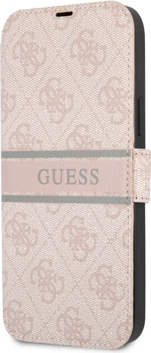 GUESS iPhone 13 Mini Hoesje 7655 - Roze - 3 Pasjes
