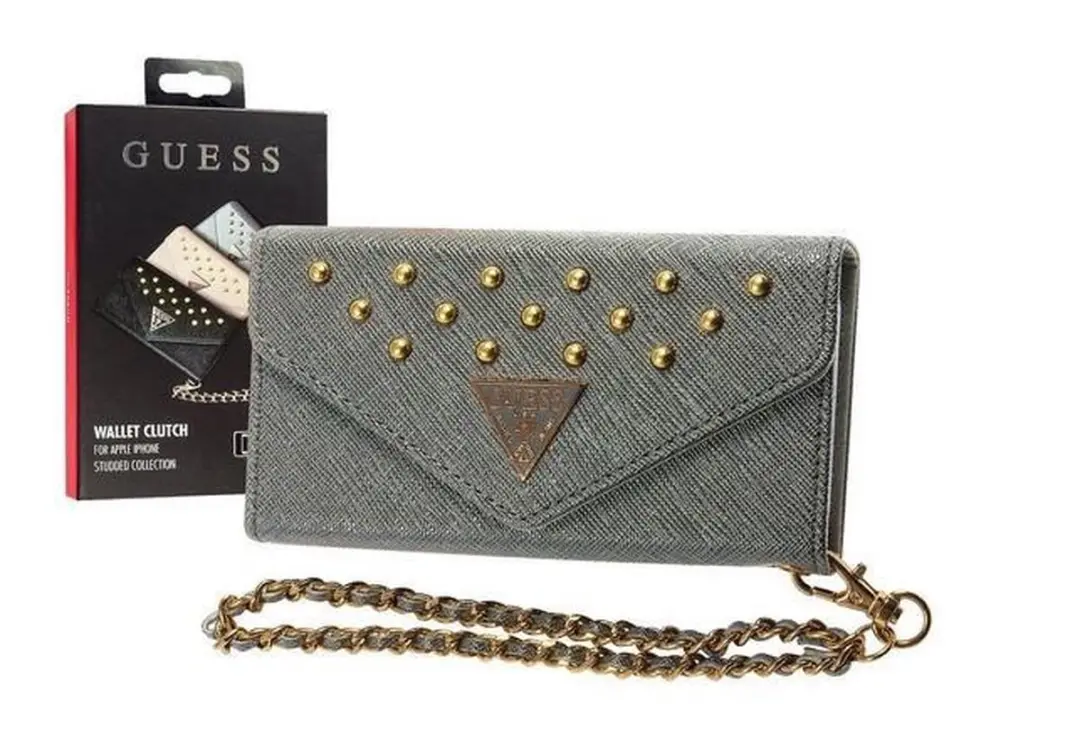 Guess Studded Clutch GUCLTP6STS - Zilver