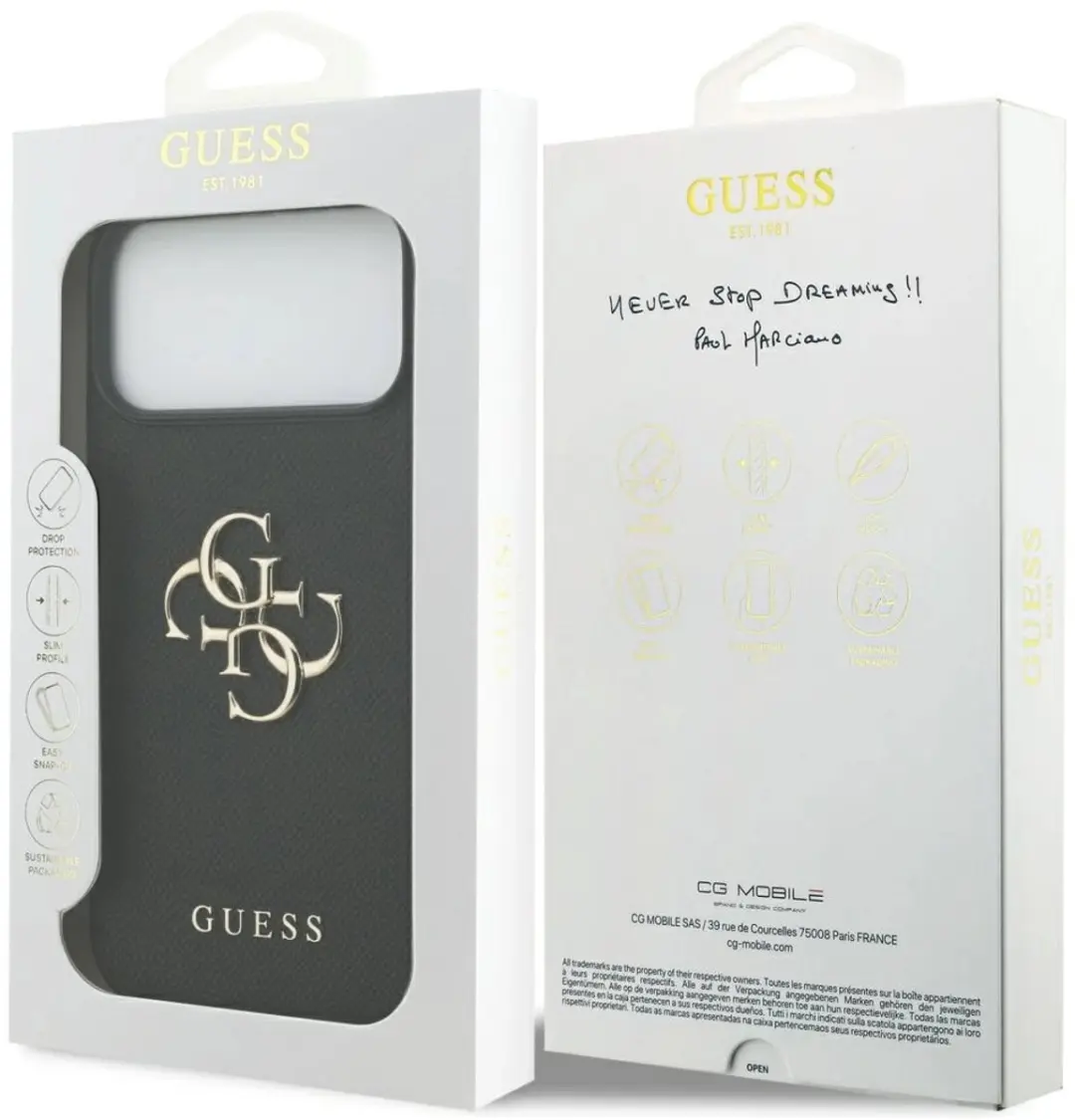 GUESS Back Cover iPhone 17 Pro Max - Zwart - MPN 3666339524906 - afbeelding 6 van 6