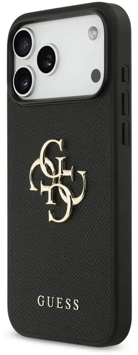 GUESS Back Cover iPhone 17 Pro Max - Zwart - MPN 3666339524906