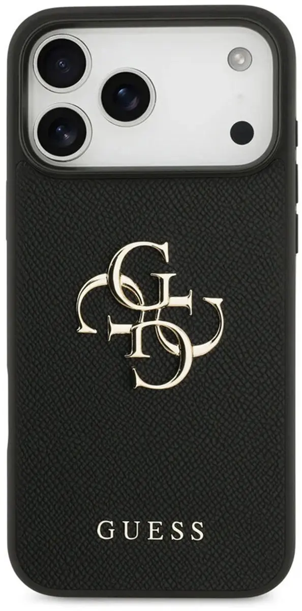 GUESS Back Cover iPhone 17 Pro Max - Zwart - MPN 3666339524906