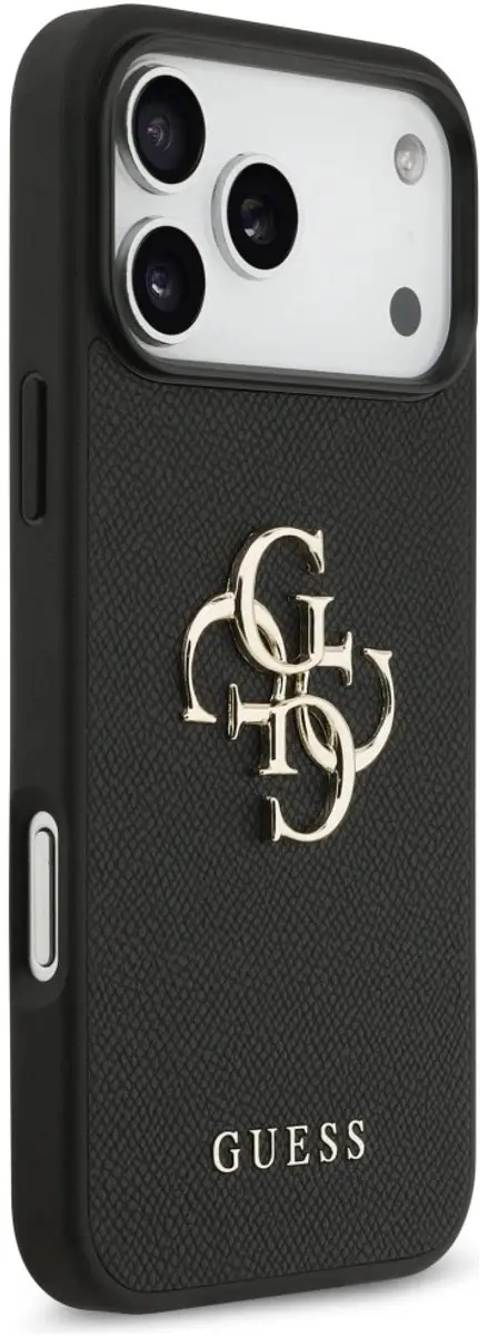 GUESS Back Cover iPhone 17 Pro Max - Zwart - MPN 3666339524906