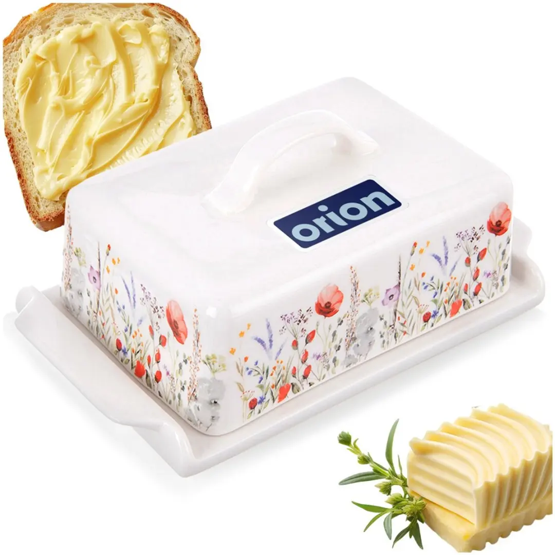 Orion Porseleinen Botervloot Maki - Wit