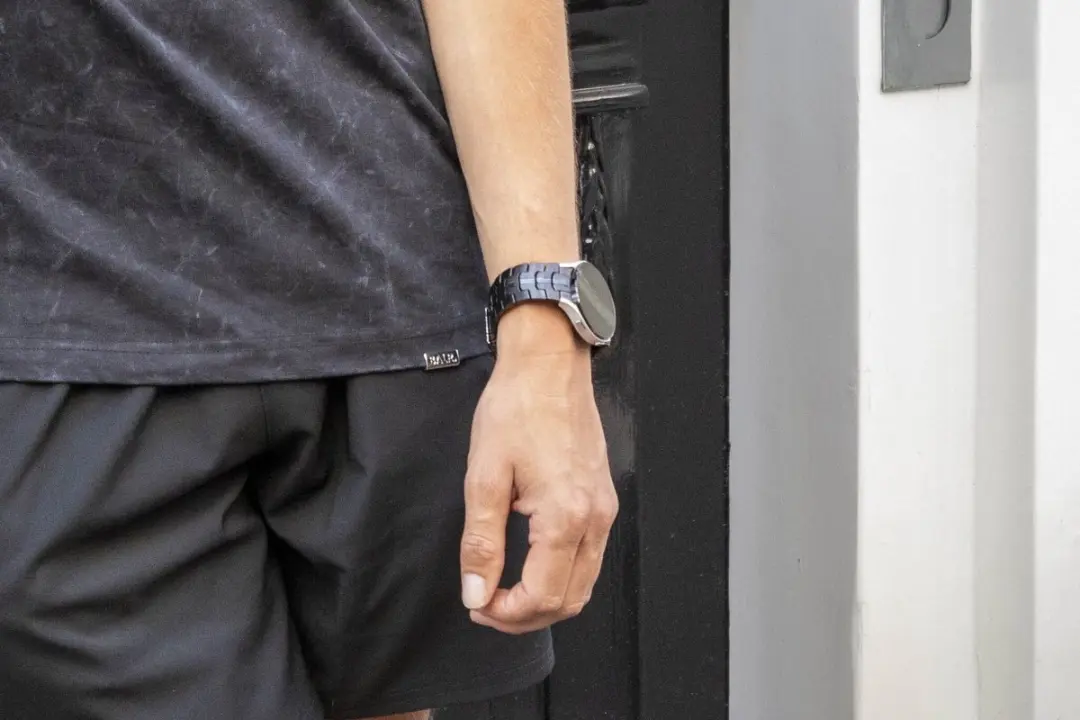 BALR Samsung Galaxy Watch RVS Stalen Band - Zwart - afbeelding 6 van 6