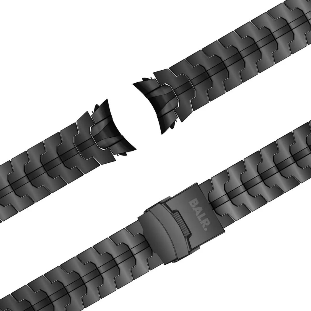 BALR Samsung Galaxy Watch RVS Stalen Band - Zwart