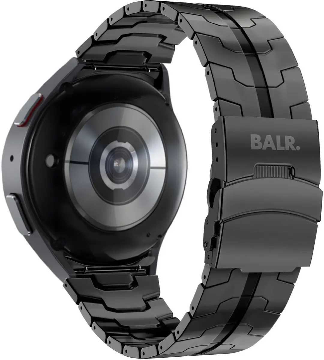BALR Samsung Galaxy Watch RVS Stalen Band - Zwart
