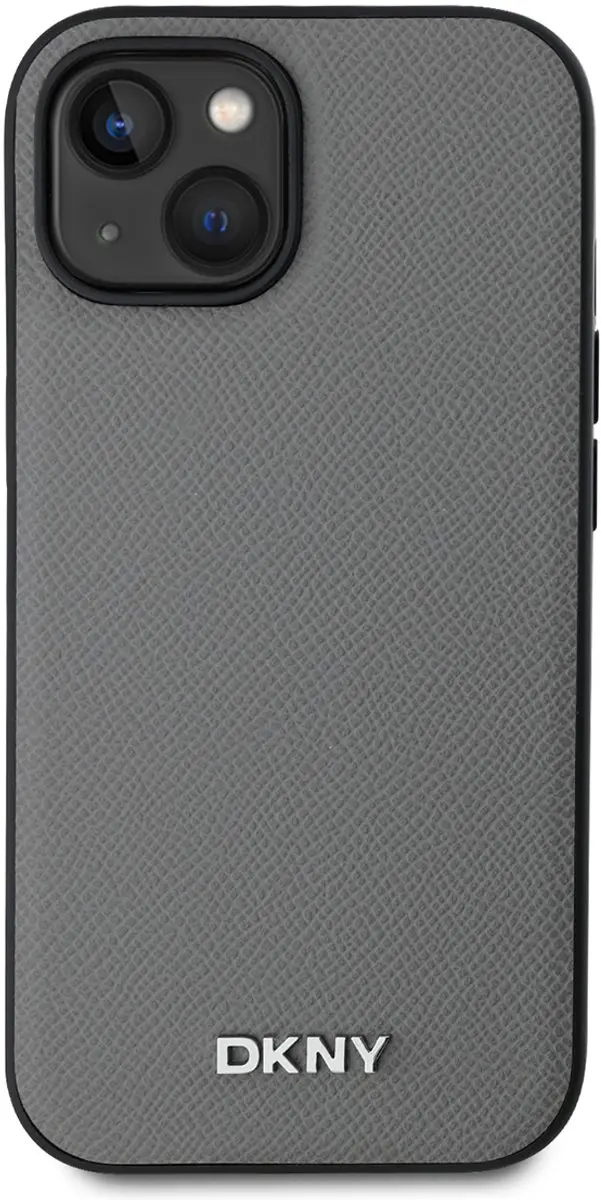 DKNY Hoesje iPhone 14 MagSafe - Grijs - DKHMP14SPGHLMS