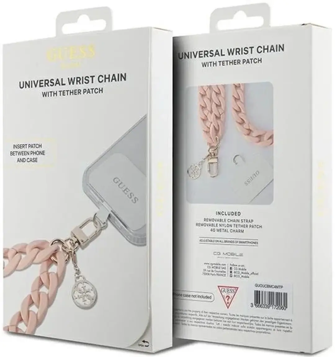 GUESS Big Hand Strap Universeel Telefoonkoord - Roze