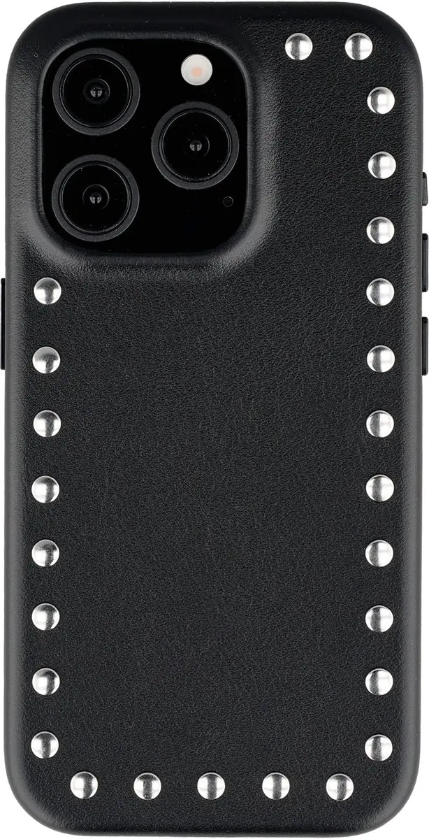 Selencia Hoesje iPhone 15 Pro Studs Backcover