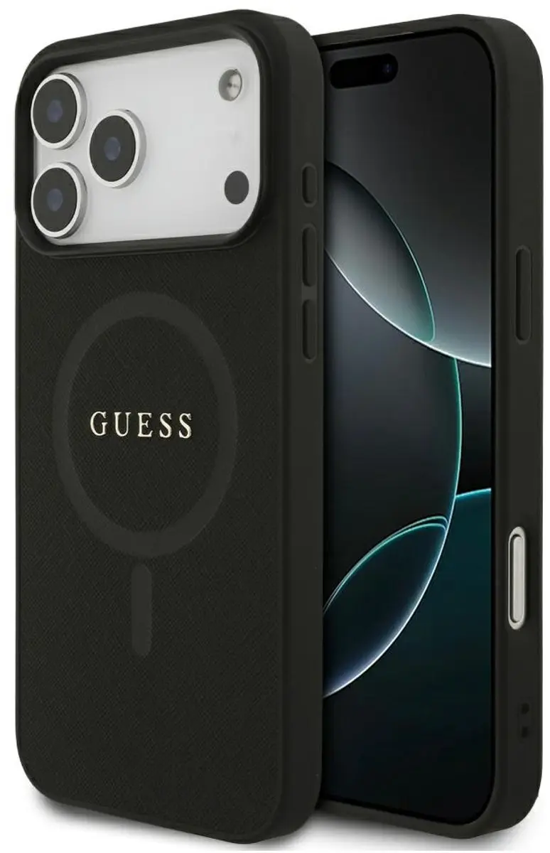 GUESS Saffiano Classic Logo MagSafe Hoesje