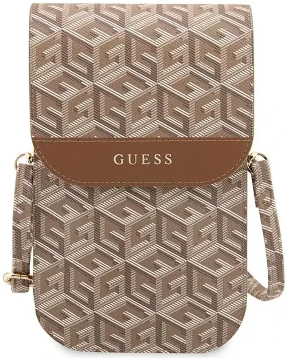 Guess G-Cube Heuptas - Bruin - 3 Pasjes