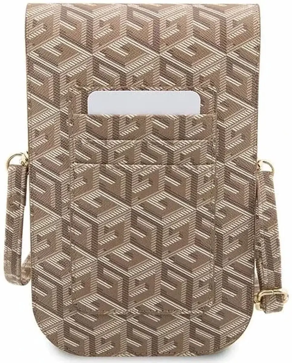 Guess G-Cube Heuptas - Bruin - 3 Pasjes