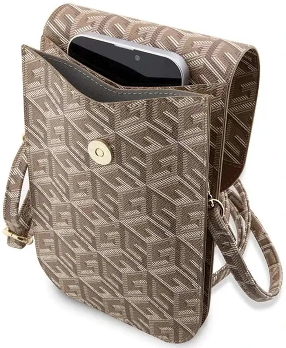 Guess G-Cube Heuptas - Bruin - 3 Pasjes