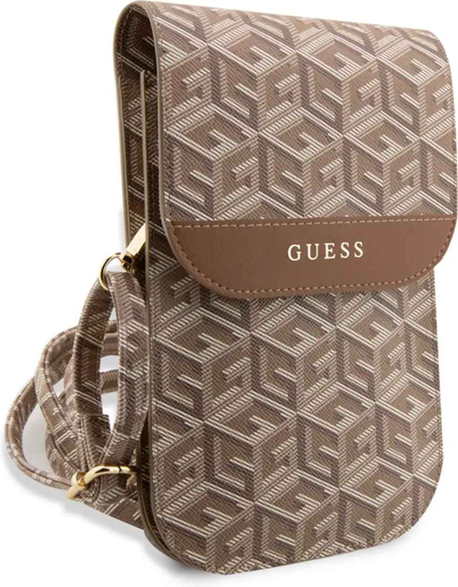 Guess G-Cube Heuptas - Bruin - 3 Pasjes