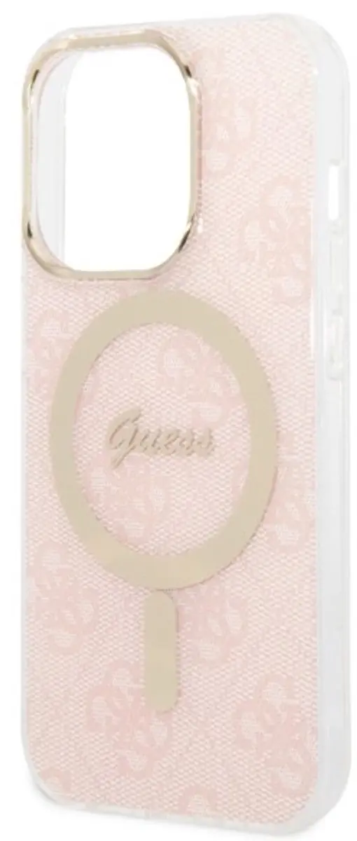 GUESS Hoesje iPhone 14 Pro Magsafe - Roze - afbeelding 6 van 6