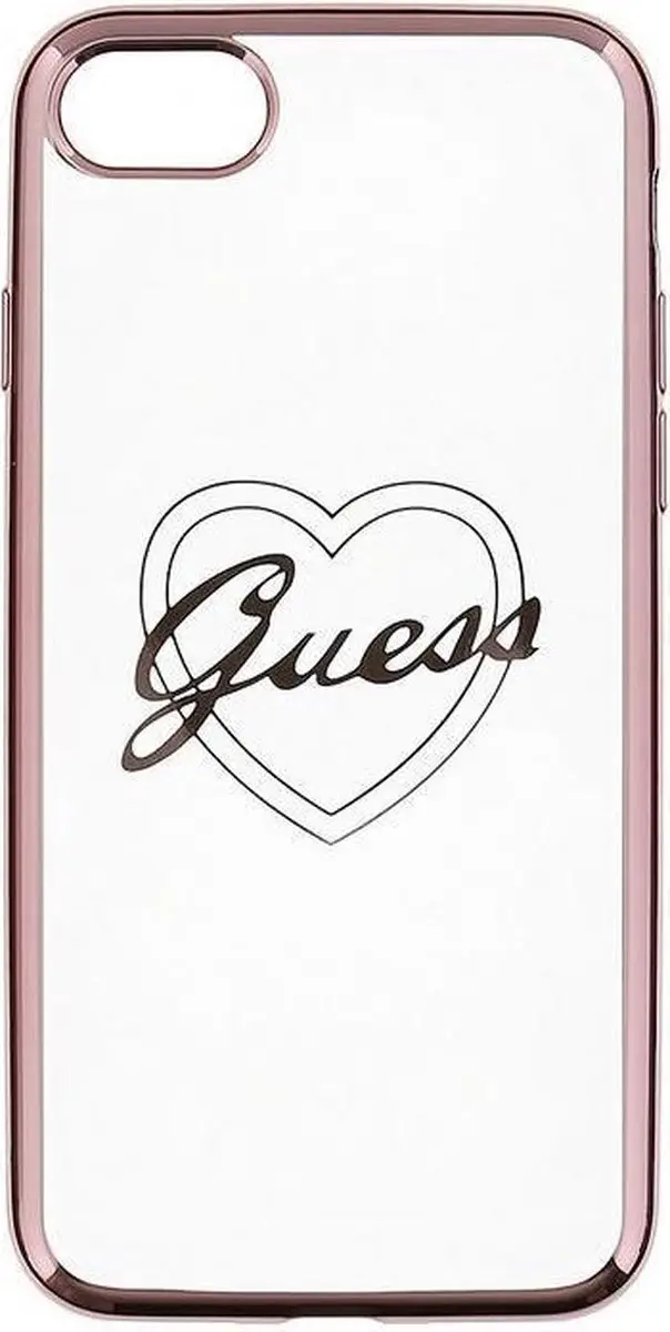 GUESS Heart TPU Back Cover GUHCP7TRHRG