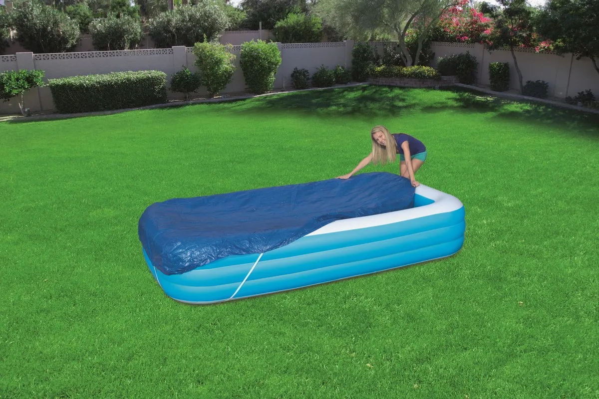 Bestway Afdekhoes Familiezwembad 305cm - Blauw - afbeelding 5 van 6