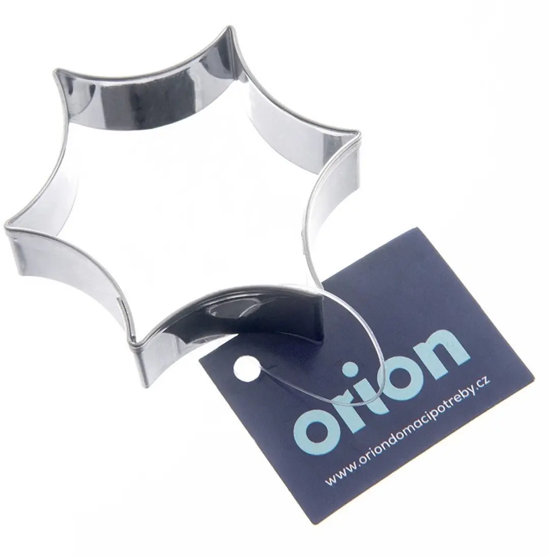 Orion Stalen Stervorm Koekjesvorm 5.5cm - Zilver
