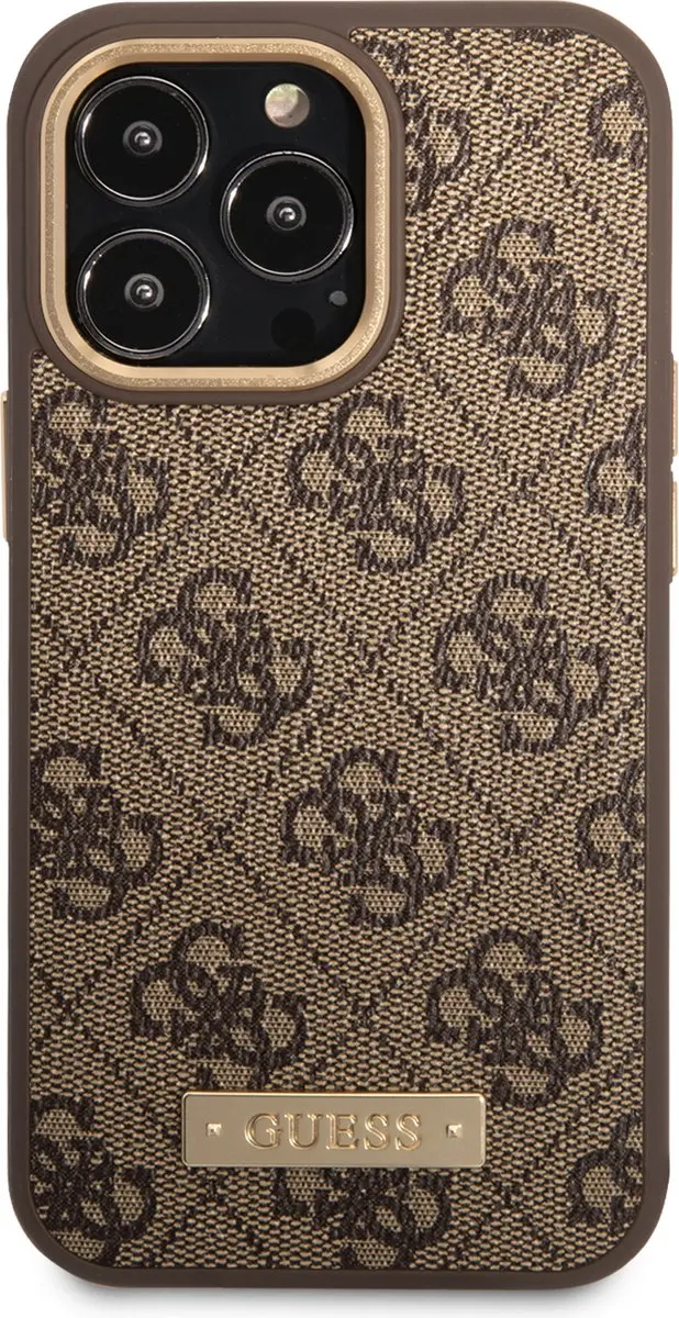 Guess 4G Backcover iPhone 13 Pro 9138 - Bruin - afbeelding 6 van 6