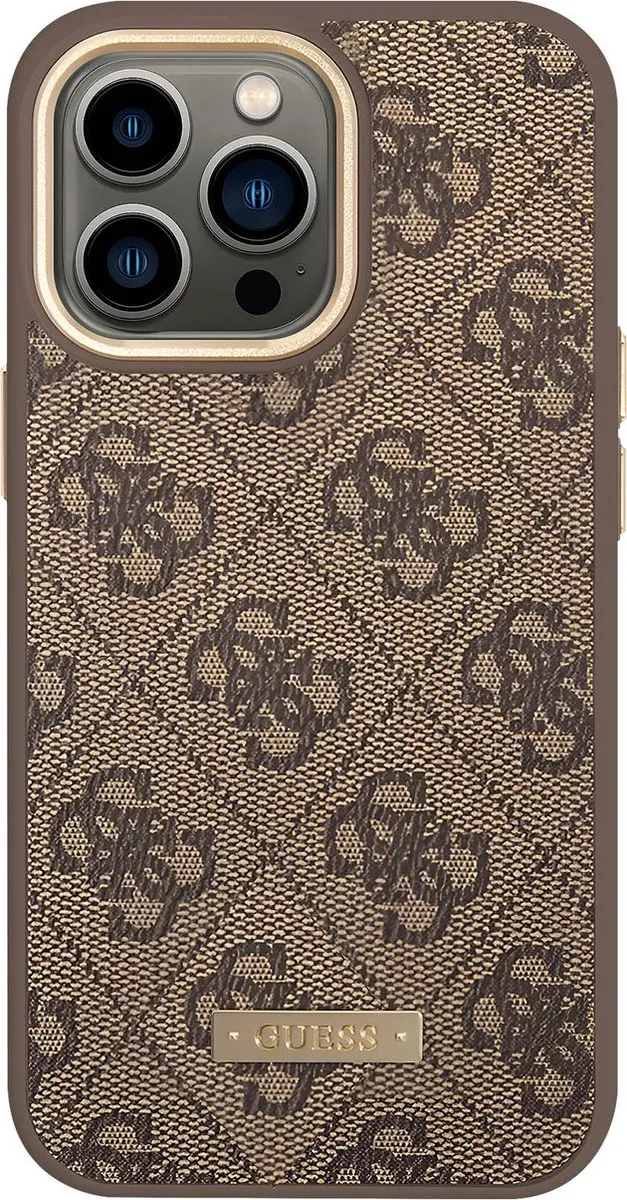Guess 4G Backcover iPhone 13 Pro 9138 - Bruin