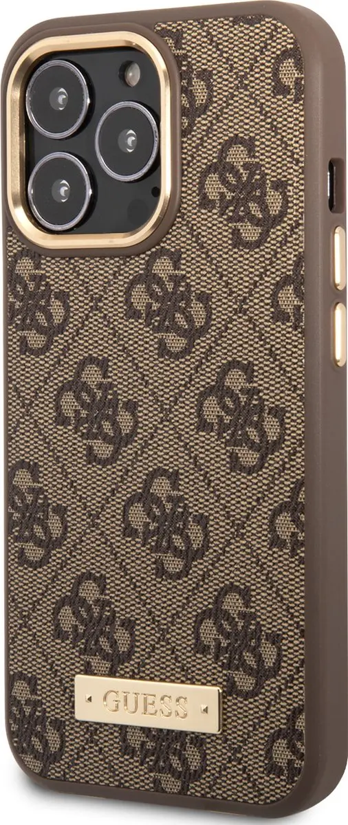 Guess 4G Backcover iPhone 13 Pro 9138 - Bruin