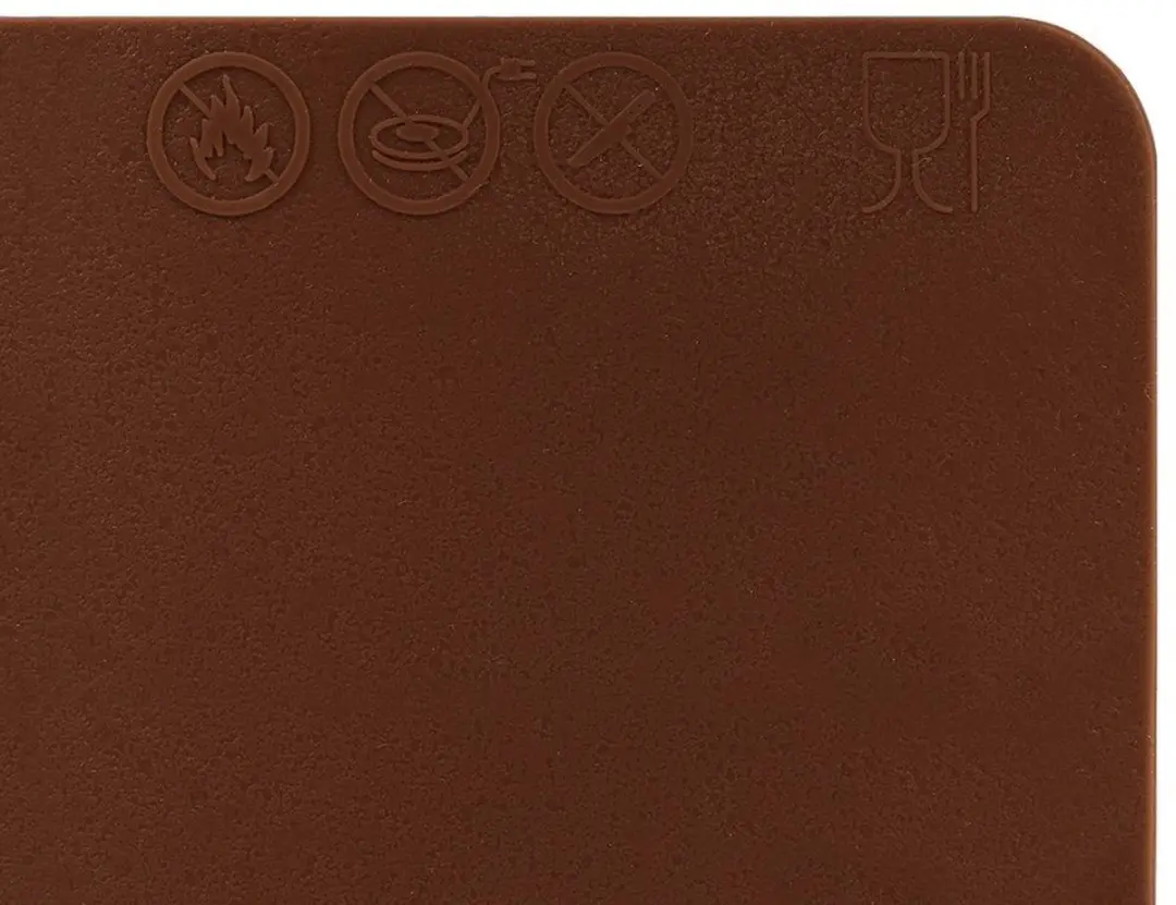 Orion Sillinie Serie Siliconen Deegmat 40x30cm - Bruin