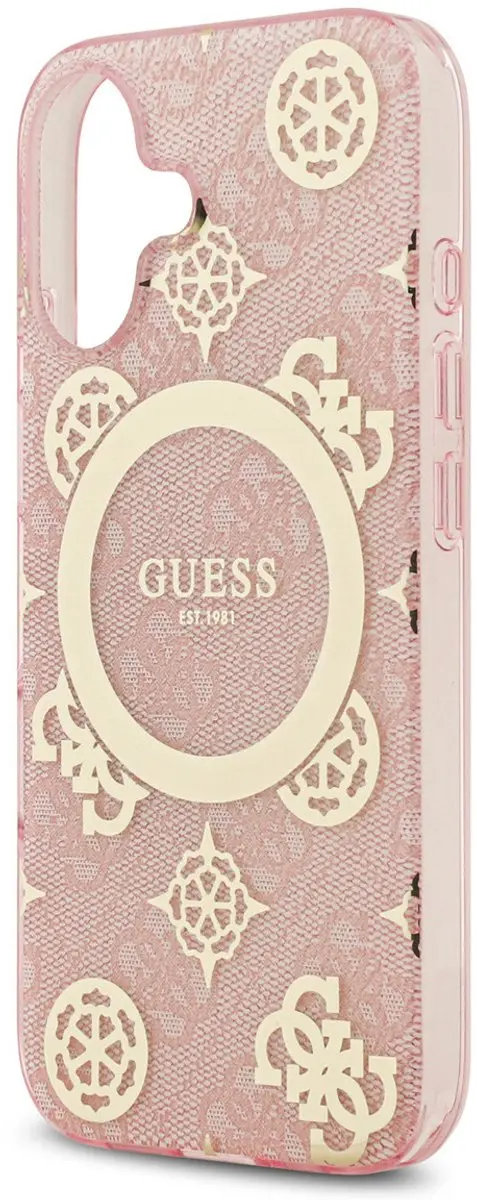GUESS iPhone 17 Telefoonhoesje - MagSafe - Roze