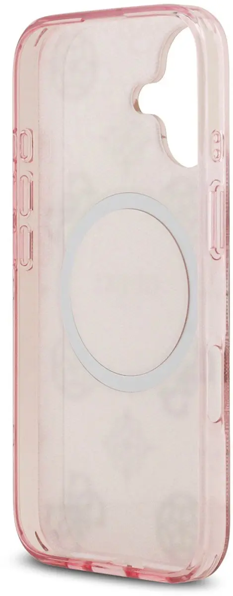 GUESS iPhone 17 Telefoonhoesje - MagSafe - Roze