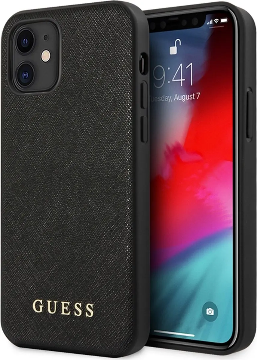 GUESS Hoesje iPhone 12 Mini Saffiano