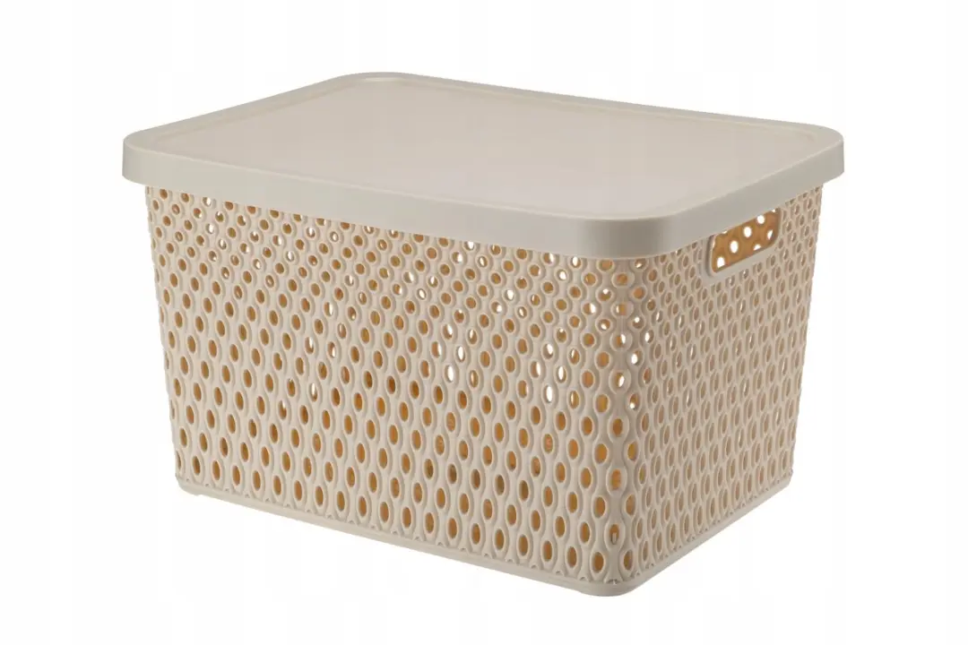 Orion Beige Opbergmand 18L met Deksel