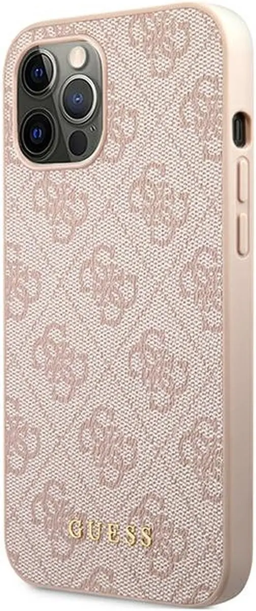 Guess 4G Back Case iPhone 12/12 Pro - Roze - afbeelding 6 van 6