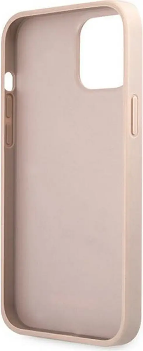 Guess 4G Back Case iPhone 12/12 Pro - Roze